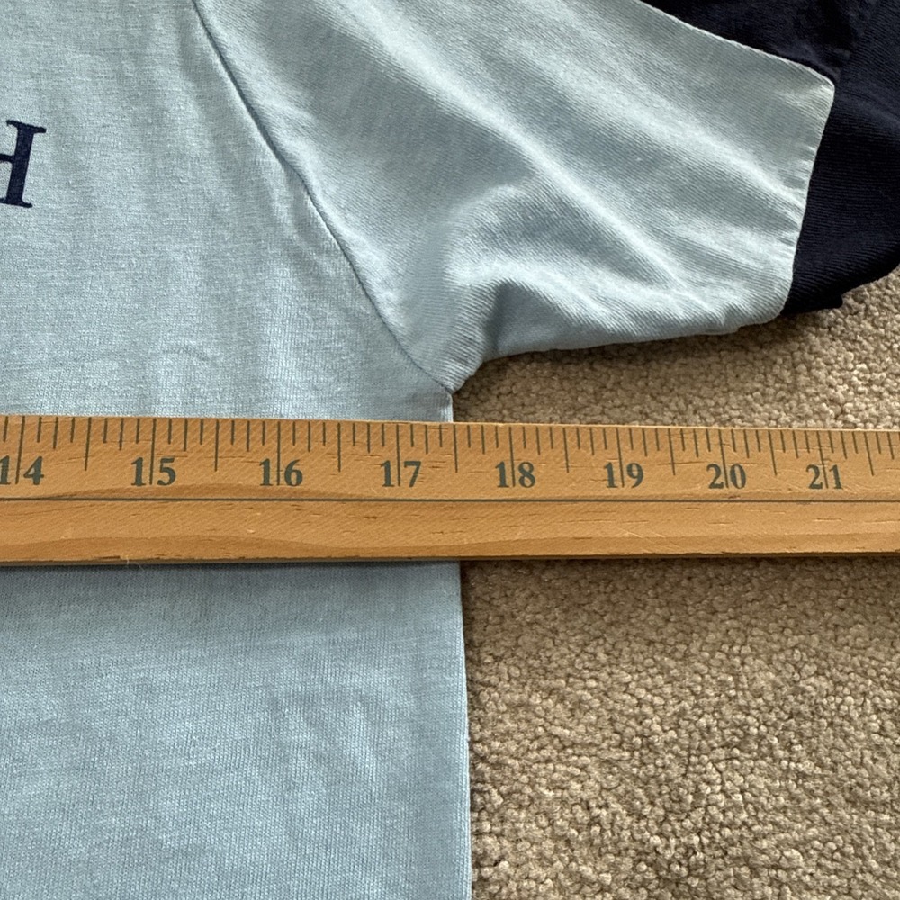 Vintage 70s Blue Bar Champion Tennessee Tech TTU Jersey Shirt Blue L USA - Picture 5 of 9